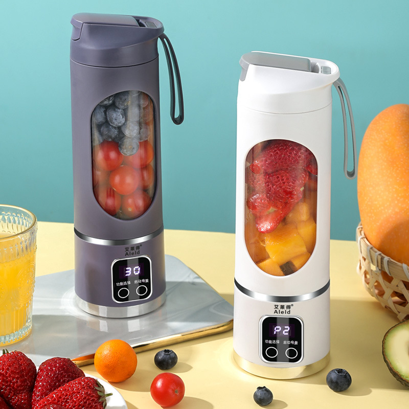 Household USB Small Juicer Cup — Electric Portable 12-Blade Ice Crushing Fresh Juice Multifunctional Kitchen Blender (7.4V + 12 Cutter Head)