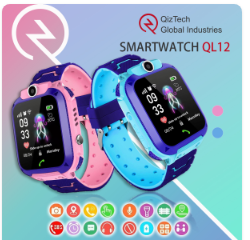 Cross-Border Q12 Smart Children's Watch with GPS, Waterproof, Touch Screen & SOS Call
